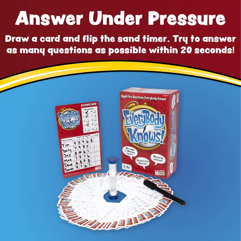 Endless Games Everybody Knows! - Trivia Card Game - 2018 Edition - Image 3